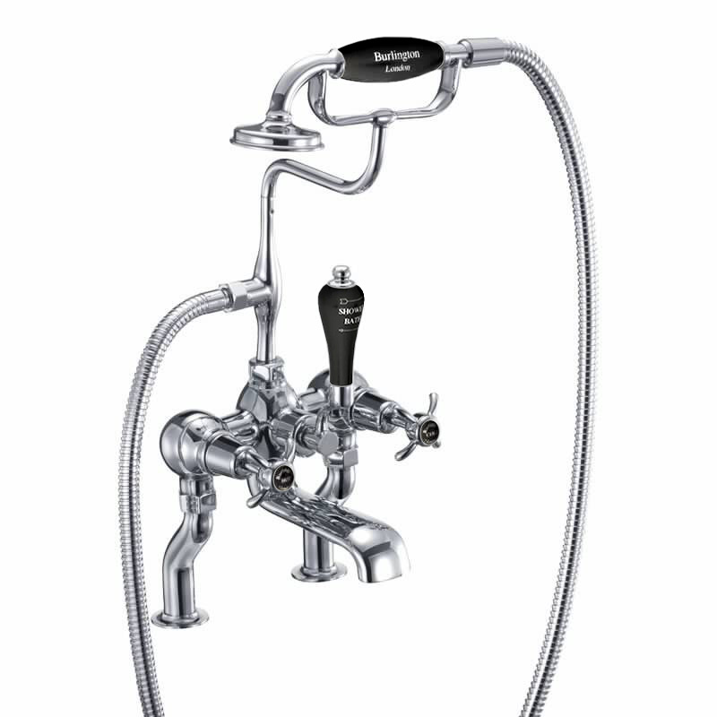 Anglesey bath shower mixer - deck mounted